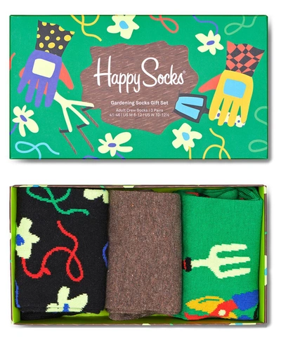 Shop Happy Socks 3pk Garden Gift Set In Multi