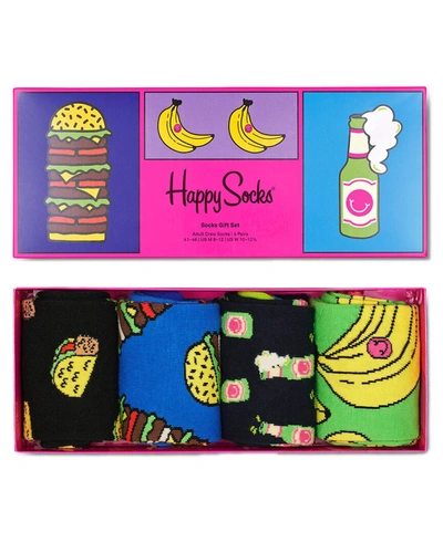 Shop Happy Socks 4pk Yummy Yummy Socks Gift Set In Multi