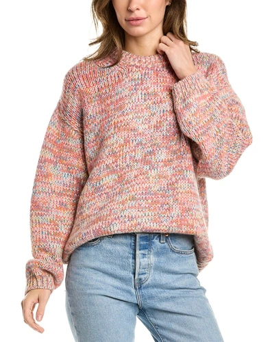 Shop Velvet By Graham & Spencer Trix Alpaca & Wool-blend Sweater In Pink