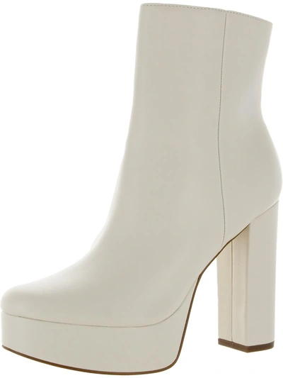 Shop Marc Fisher Rublia Womens Pull On Dressy Booties In White