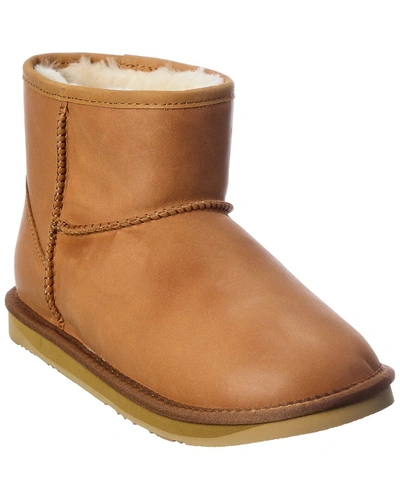 Australia Luxe Collective Men's Cosy X Shearling-lined Leather Ankle Boots In Brown
