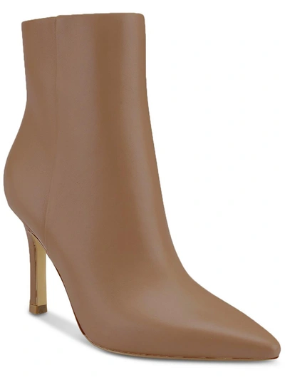 Shop Marc Fisher Ltd Kendry Womens Leather Pumps Ankle Boots In Beige