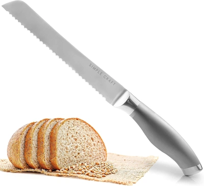 Shop Zulay Kitchen Simple Craft Serrated Bread Knife