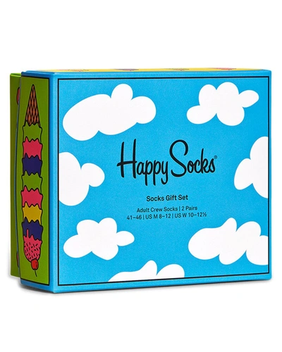 Shop Happy Socks 2pk Sunny Day Socks Gift Set In Multi