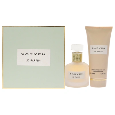 Shop Carven Le Parfum By  For Women - 2 Pc Gift Set 1.66oz Edp Spray, 3.33oz Perfume Body Milk