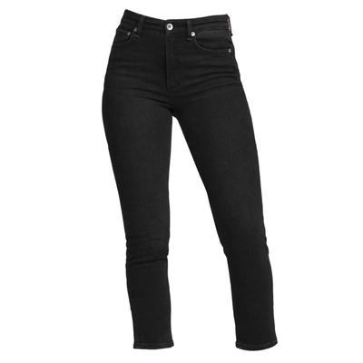 Shop Rag & Bone Nina High Rise Ankle Cigarette Highland Jeans In Black