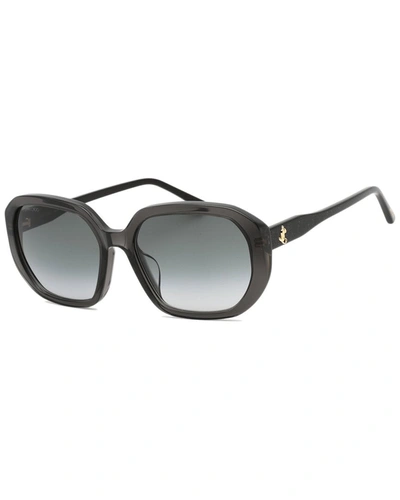 Shop Jimmy Choo Women's Karly/f/s 57mm Sunglasses In Black
