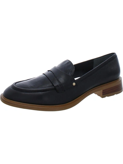 Shop Franco Sarto Edith 2 Womens Leather Slip On Loafers In Black