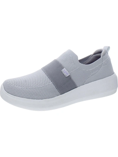 Shop Ryka Astrid Knit Womens Slip On Walking Athletic And Training Shoes In Grey