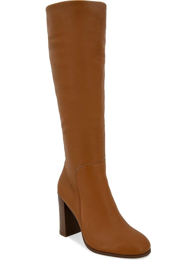 Shop Kenneth Cole Justin Womens Leather Tall Knee-high Boots In Green