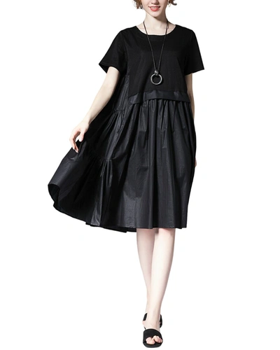 Shop Jian Ruyi Mini Dress In Black