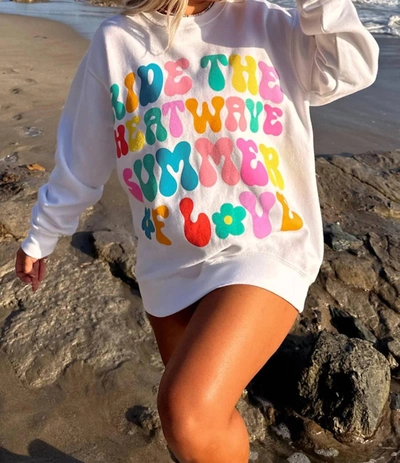 Shop Show Me Your Mumu Stanley Sweatshirt In Summer Of Love Graphic In Multi
