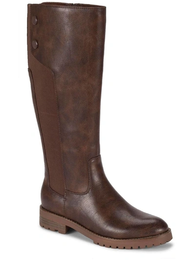 Shop Baretraps Danen Womens Faux Leather Block Heel Knee-high Boots In Multi