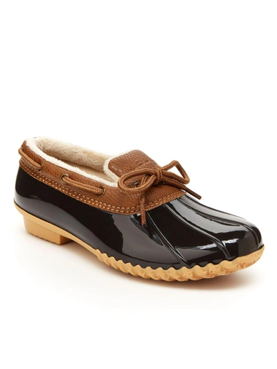 Shop Jbu By Jambu Woodbuy Womens Patent Duck Slip-on Sneakers In Brown