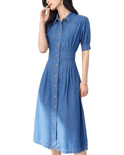 Shop Ounixue Dress In Blue