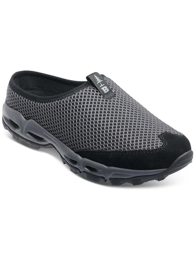 Shop Bass Outdoor Aqua Mesh Womens Mesh Water Resistant Slip-on Sneakers In Black