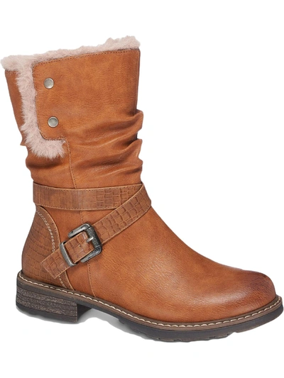 Gc Shoes Bailey Womens Leather Cold Weather Winter Boots In Green
