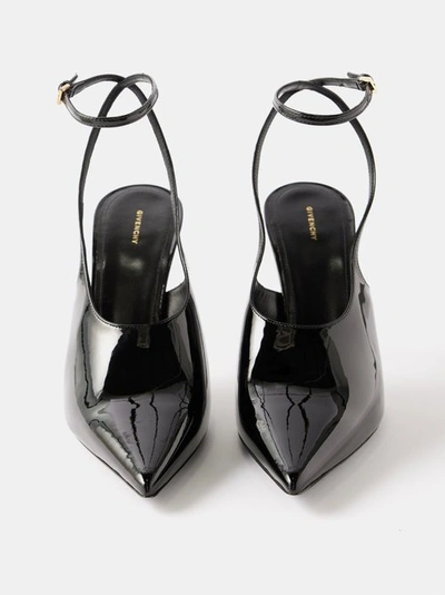 Shop Givenchy Show 95 Patent-leather Pumps In Black