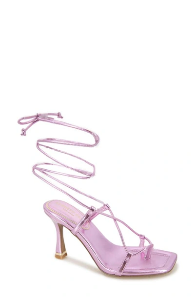 Shop Kenneth Cole Belinda Lace-up Sandal In Lavendar