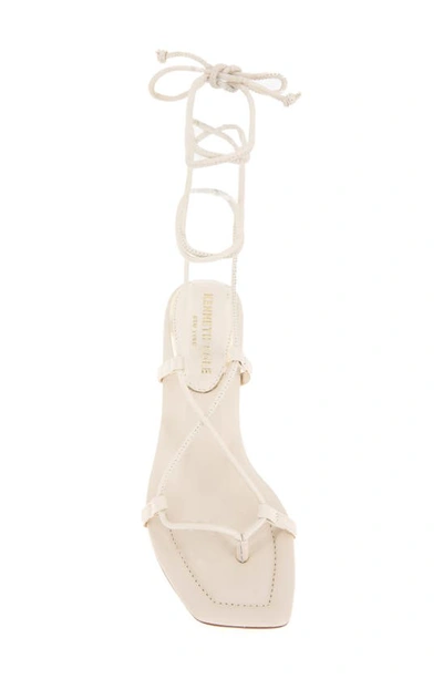 Shop Kenneth Cole Belinda Lace-up Sandal In Bianca