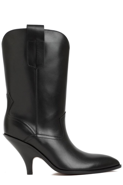Shop Bally Lavyn Pointed Toe Boots In Black