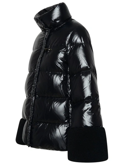Fay Padded Down Jacket In Black