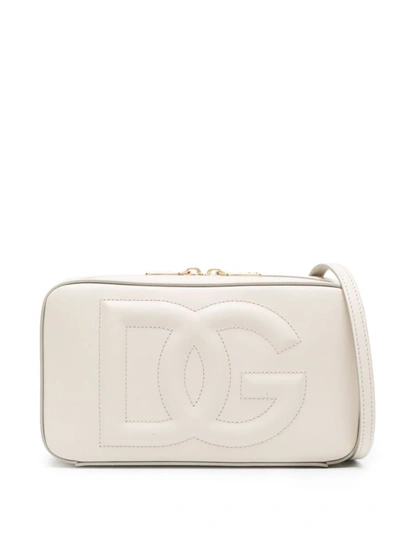 Shop Dolce & Gabbana Two-way Bag In Ivory