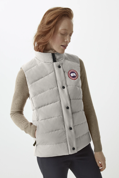 Shop Canada Goose Women Freestyle Vest In 432 Limestone