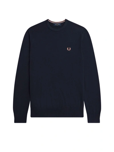 Shop Fred Perry Sweater In Blue