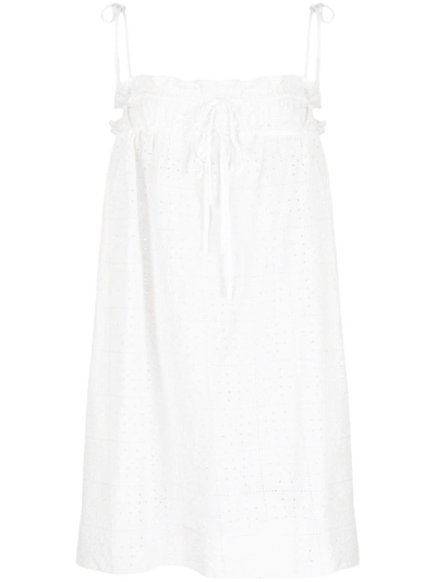 Shop Ganni Dresses White