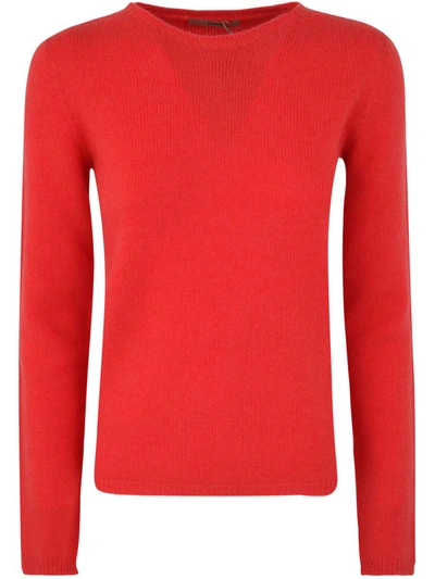 Shop Nuur Crew Neck Sweater Clothing In Red