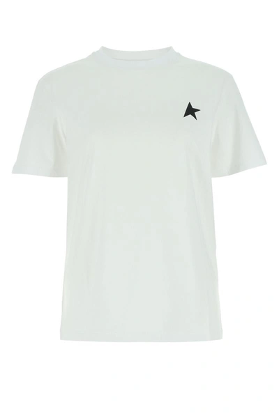 Shop Golden Goose Deluxe Brand T-shirt In Opticwhiteblack