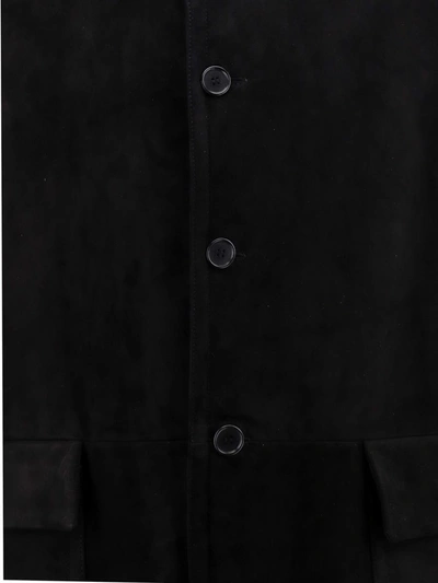 Shop Salvatore Santoro Coat In Black