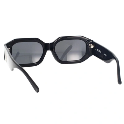 Attico Bold Temples Sunglasses For A Statement Look In Black