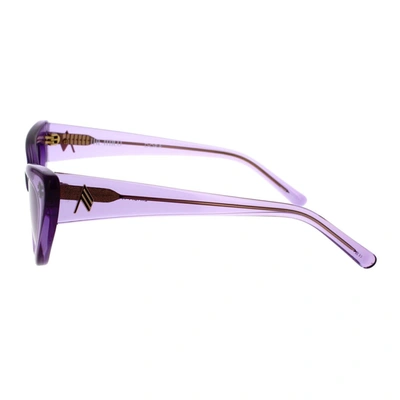 Shop Attico The  Sunglasses In Viola