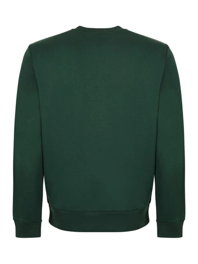 Shop Lacoste Sweatshirt In Verde Scuro