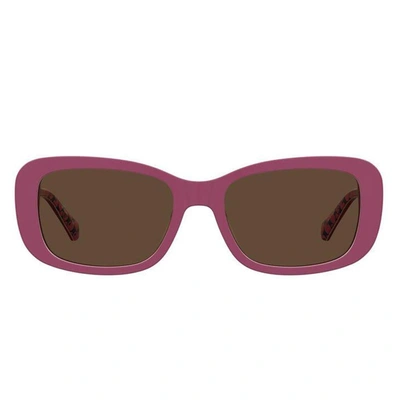 Shop Love Moschino Sunglasses In Viola