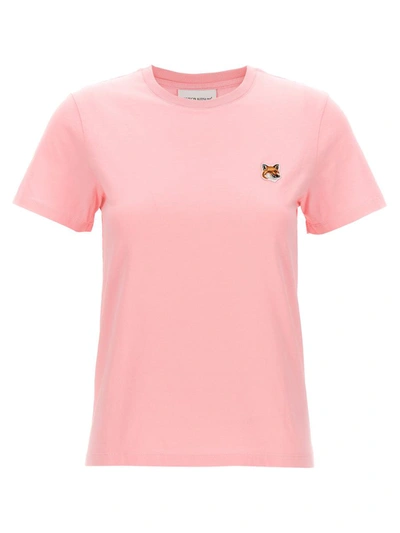 Shop Maison Kitsuné 'fox Head' T-shirt In Pink