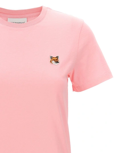 Shop Maison Kitsuné 'fox Head' T-shirt In Pink