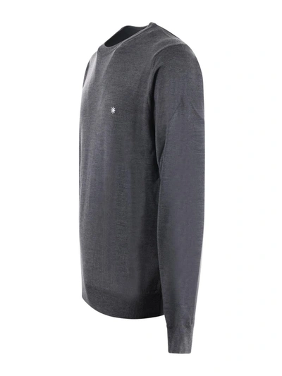 Shop Manuel Ritz Wool Sweater In Grey