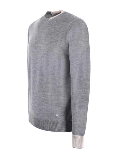 Shop Manuel Ritz Sweater In Grey