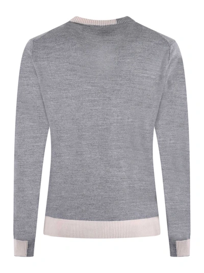 Shop Manuel Ritz Sweater In Grey