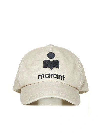Shop Isabel Marant Marant Hats In Ecru Black