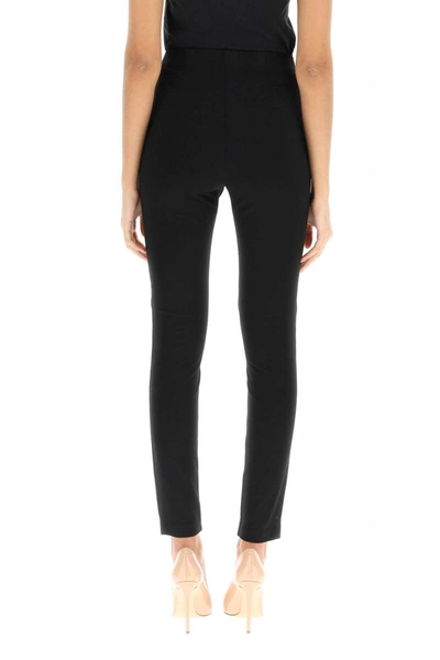 Shop Marciano By Guess Leather And Jersey Leggings In Black