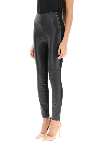 Shop Marciano By Guess Leather And Jersey Leggings In Black