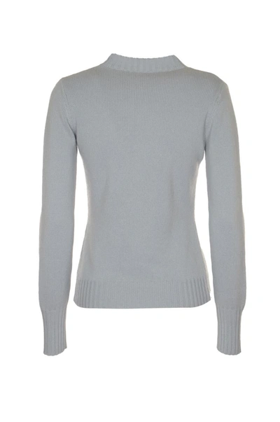 Shop Max Mara Sweaters Clear Blue