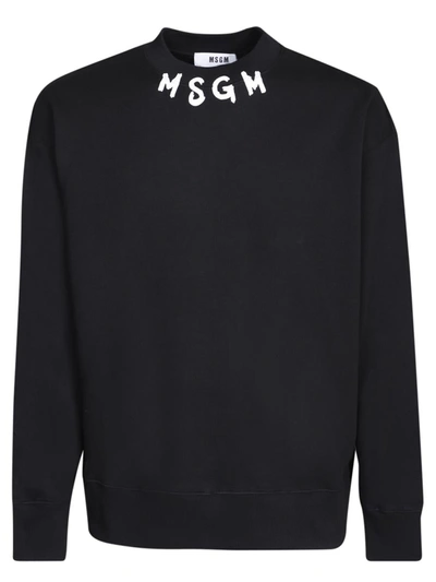 Shop Msgm Sweatshirts In Black