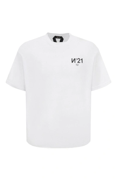Shop N°21 Short Sleeve T-shirt In White