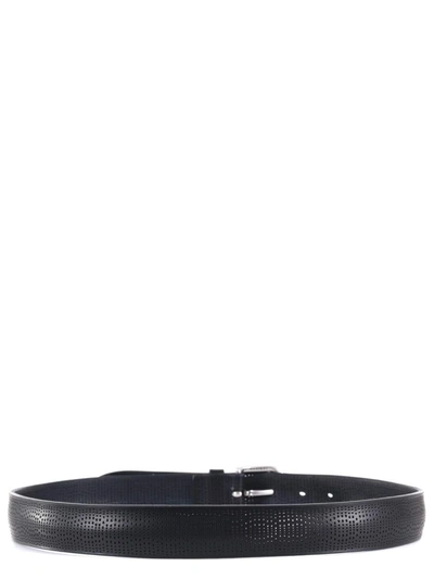 Shop Orciani Belt In Blue