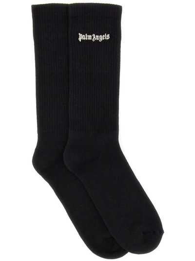 Shop Palm Angels High Socks. In Multicolor